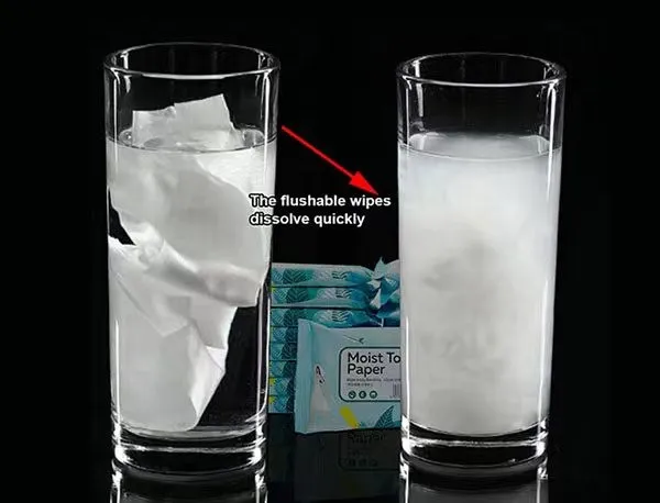 Nonwoven Fabric Throwing To Toilet Flushable